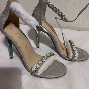 Betsey Johnson rhinestone Heel